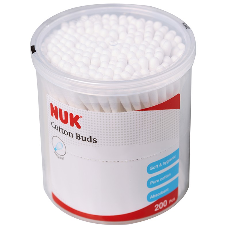 NUK婴儿专用清洁棉棒（盒装）-200支/盒