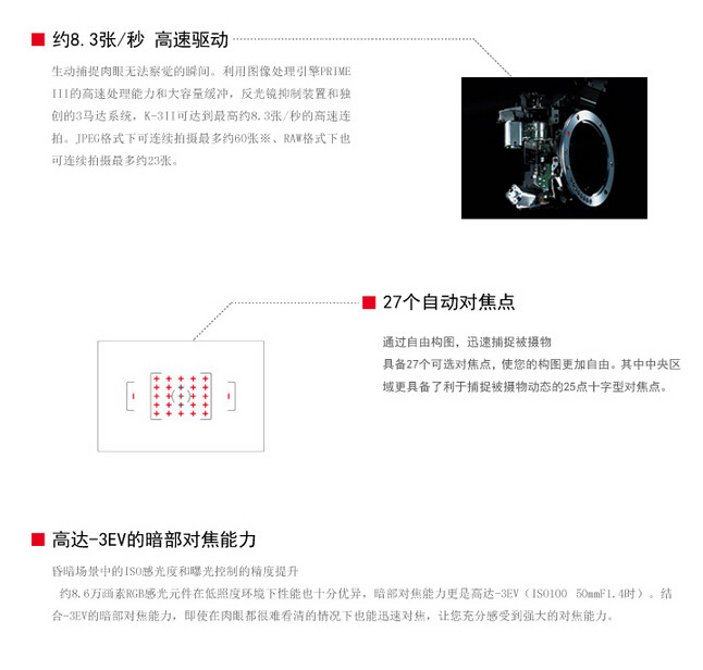 宾得(PENTAX) K3II数码单反相机 单机身(不含镜头)