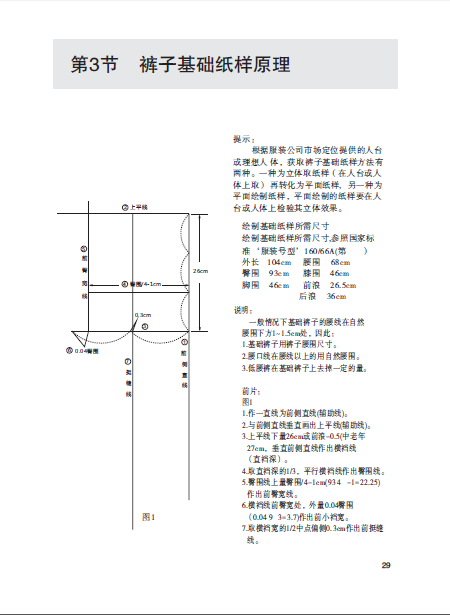 裤装纸样实战技术从裁剪到放码