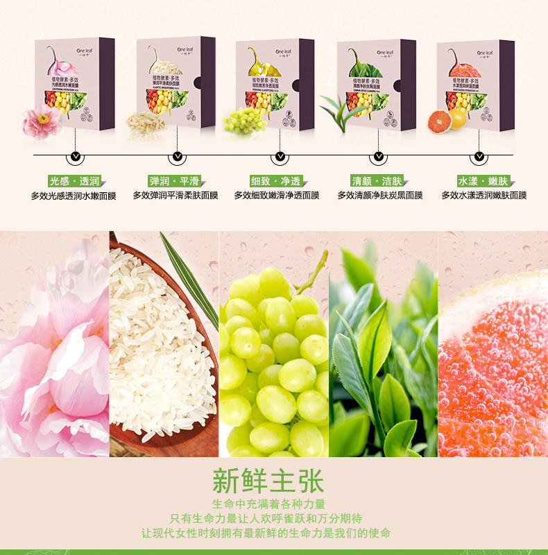 【一叶子化妆品】一叶子植物酵素*多效 弹润平