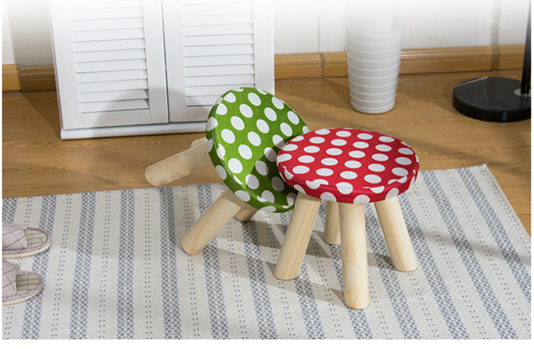 凳子实木小矮凳子软蘑菇凳茶几沙发凳换鞋凳卧