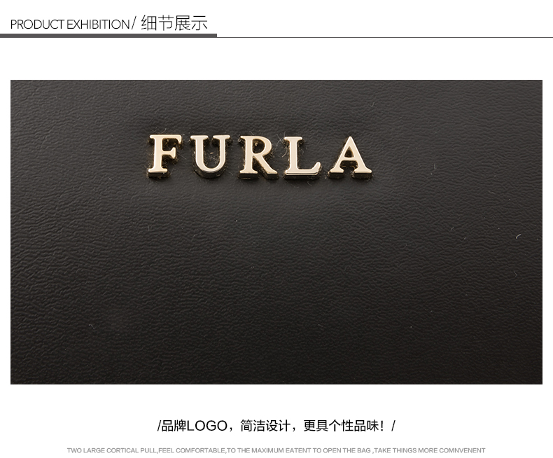 furla 金属logo拉链女士钱包 pq99fn1