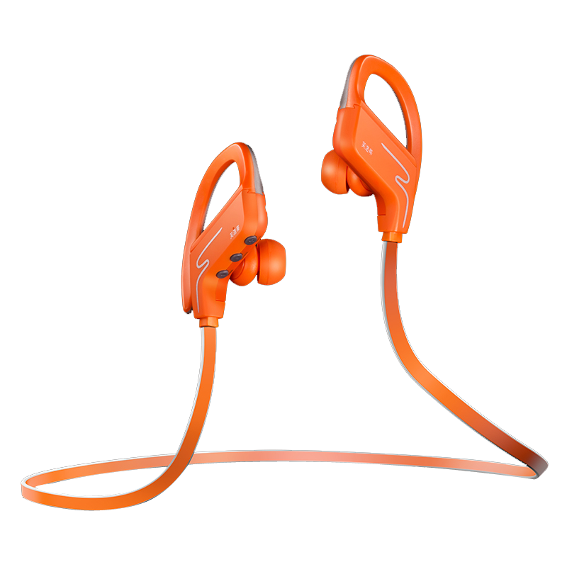 Phrodi/芙洛蒂 sp-6耳挂式无线蓝牙运动耳机 跑步防汗立体声通用型耳塞式耳机 防脱落（橙色）