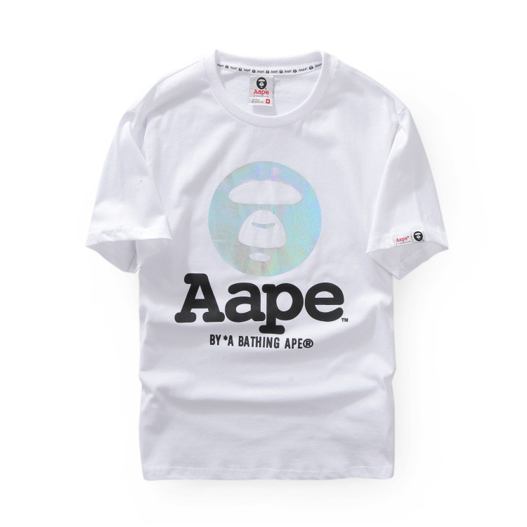 aapeaape2016香港潮牌夏季新款余文乐猿人猴全棉男女t恤宽松休闲圆领