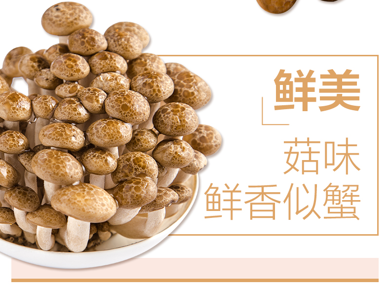 【苏宁生鲜】精选蟹味菇125g 菌菇 蔬菜