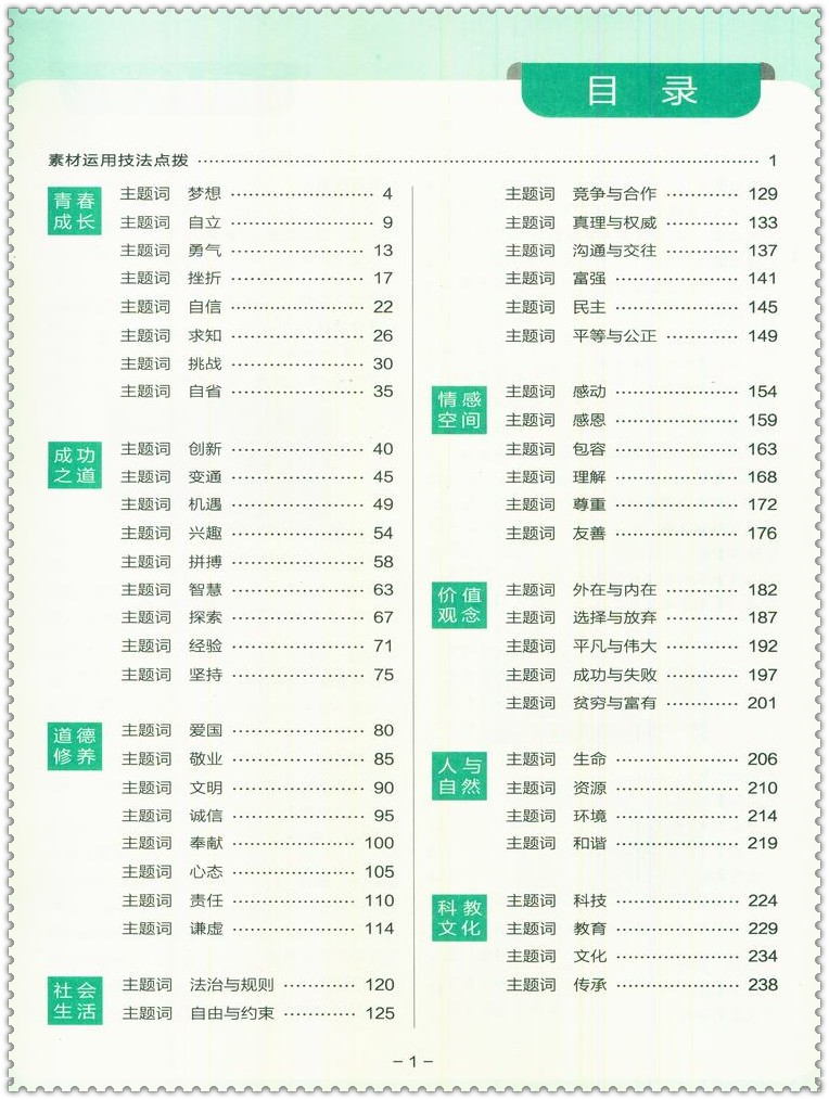 《作文图解绿卡大全万脊梁漫画PASS2高中中华素材作文高中图片