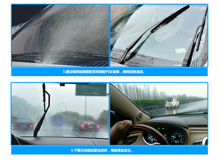 巴孚（BAFU) 快驱雨刷精 浓缩型汽车玻璃水 浓缩型雨刮水 （10支*35ML）