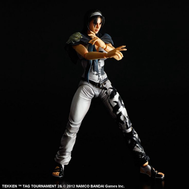 d1luckyt现货 square enix play arts 改 铁拳2 风间准 隼 天蓝色