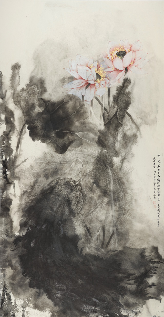 吴文莉当代水墨画唯美新视界 水墨花鸟画精品集 中国国画画法技巧赏析