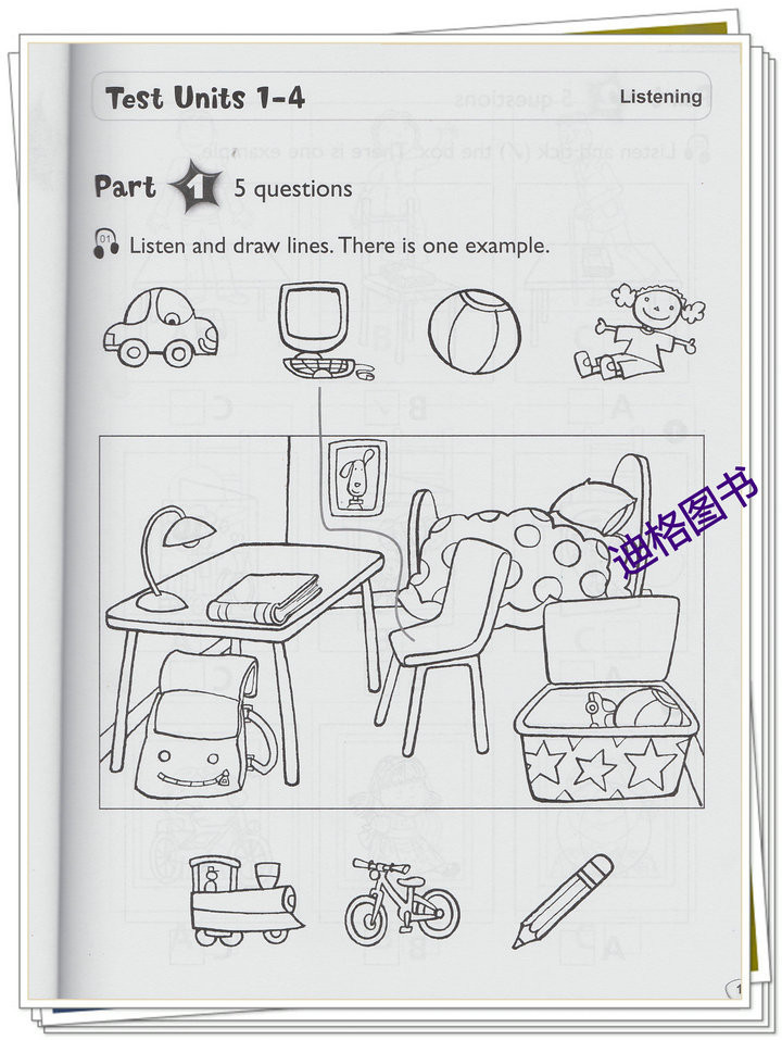 《剑桥国际少儿英语KID`S BOX 测试包 第1册