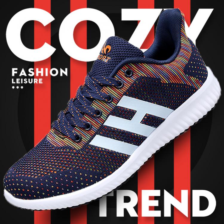 王源同款百搭时尚学生休闲跑步鞋男低帮板鞋轻