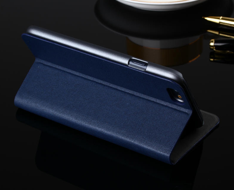 【远望数码】苹果6plus手机壳 撞色皮套 苹果6