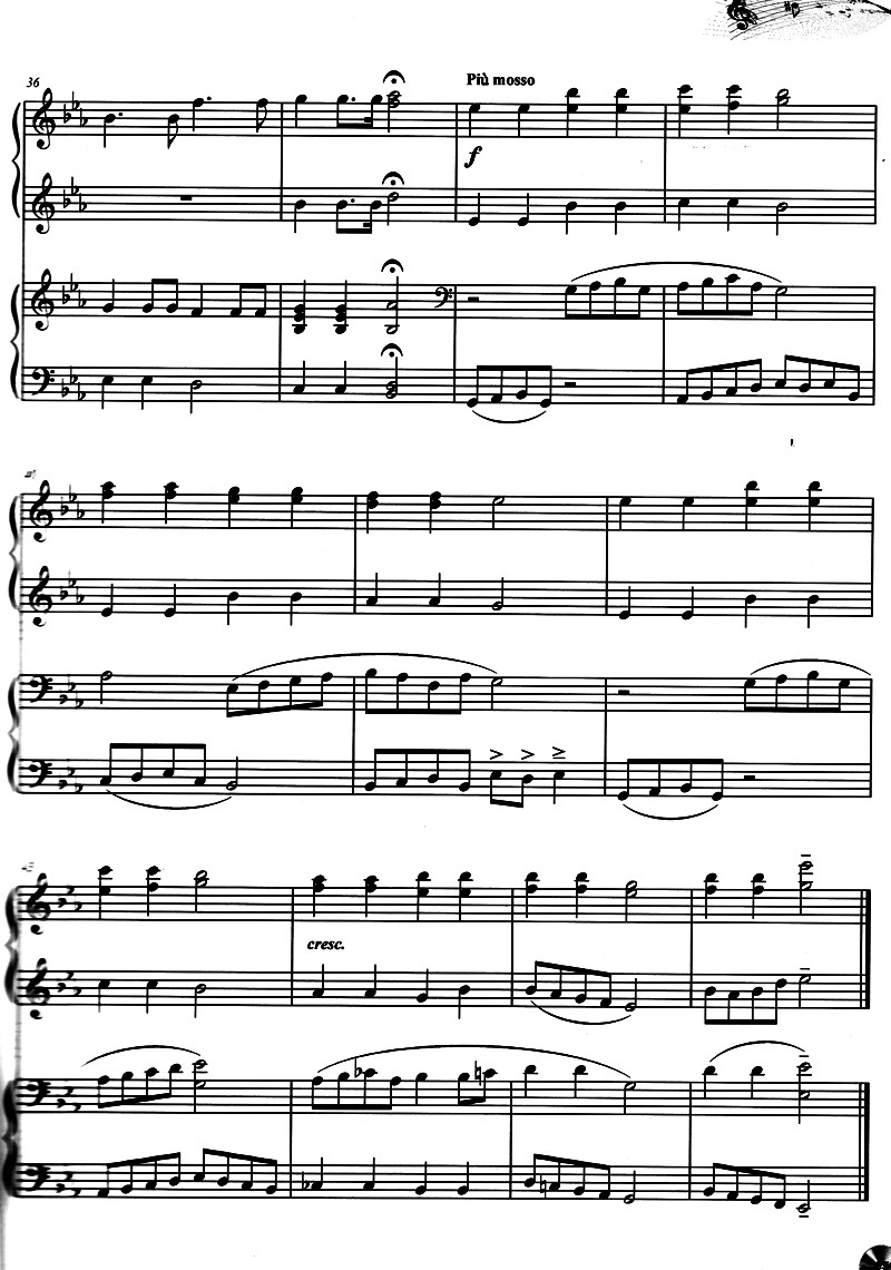 《快乐音符四手联弹钢琴曲集》