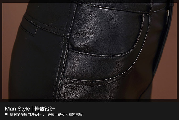 【查牧斯官方旗舰店】查牧斯<em>2015</em>海宁<em>真皮短</em>