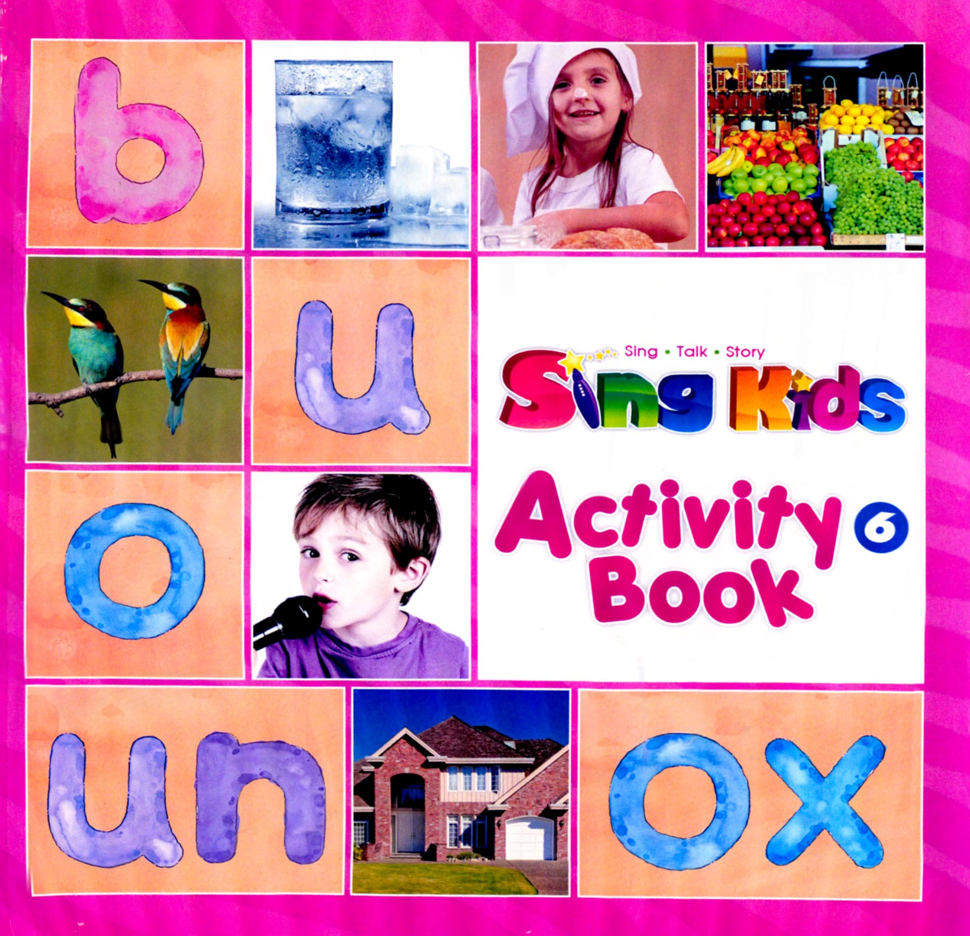 台湾东西进口幼儿英语教材培训sing kids 6 点读版