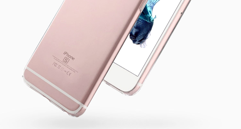 苹果6S Plus TPU手机壳玻璃膜套装 透明