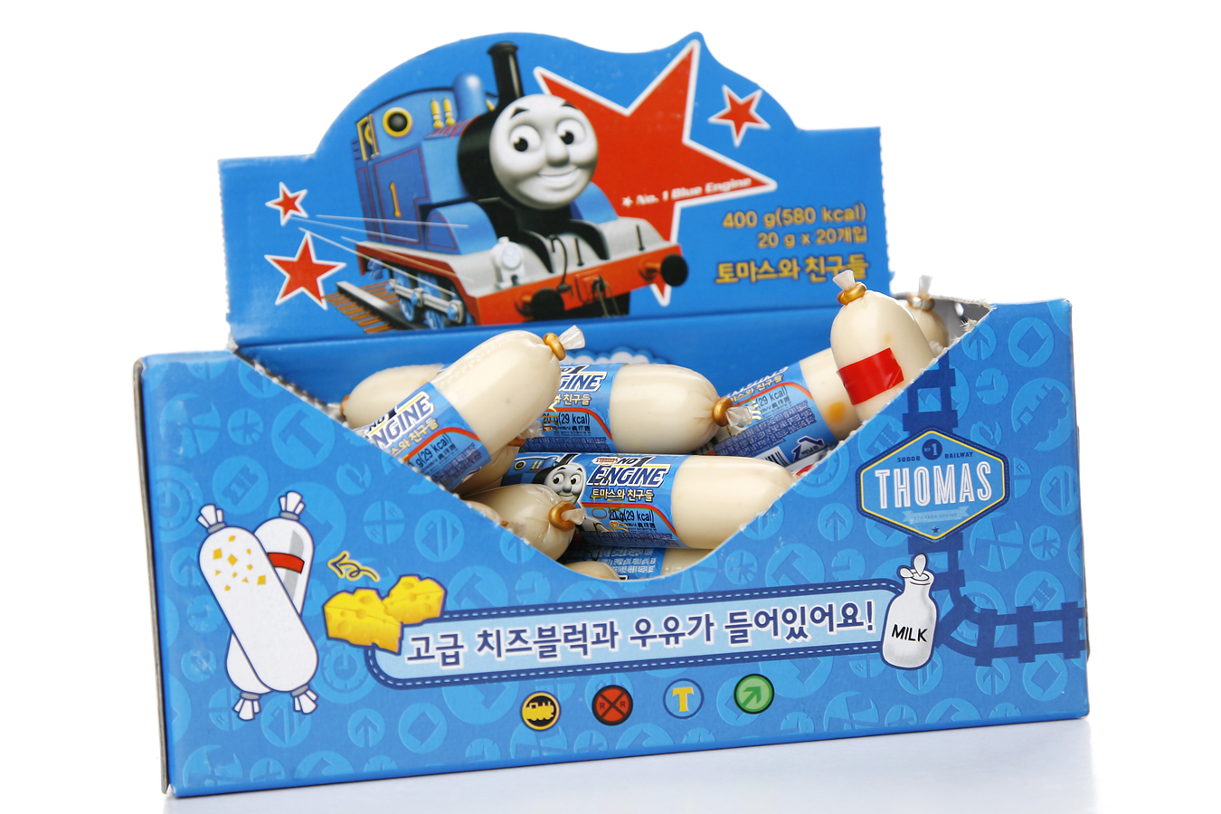 THOMAS & FRIENDS 小火车奶酪鳕鱼肠 20g