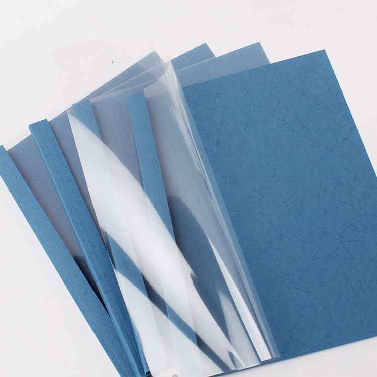 驰鹏热熔胶状封面60册 24mm热熔封套 透明蓝