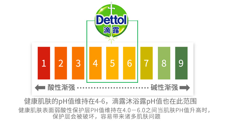 【苏宁专供】Dettol 滴露自然清新柑橘沁爽健康沐浴露650克