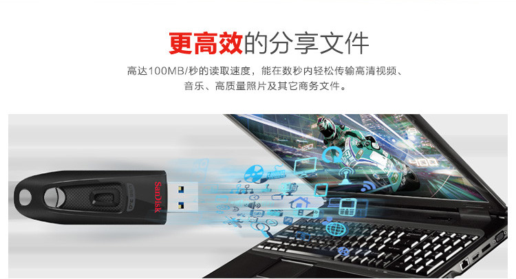 闪迪（SanDisk）高速（CZ48）32G U盘 USB3.0