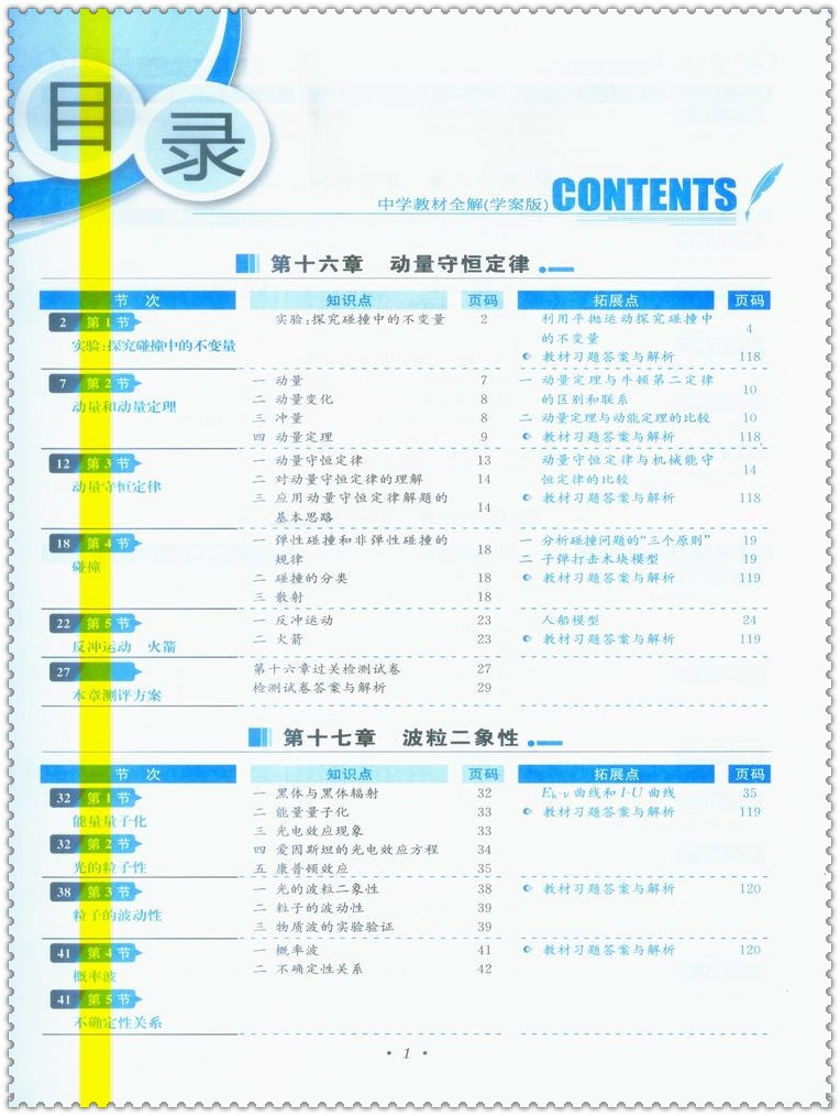 《16中学教材全解 高中生高二2年级物理选修3