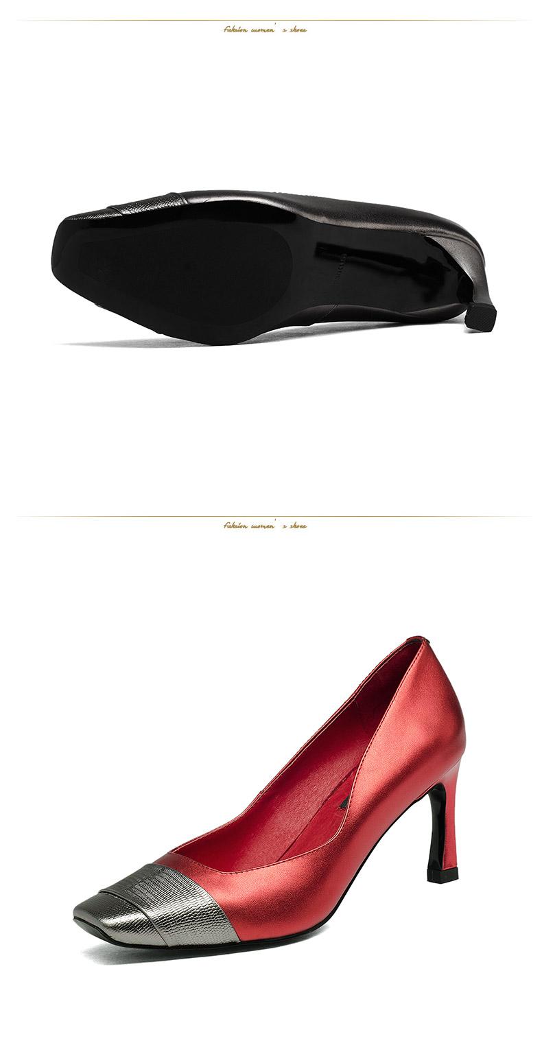 波迷娜 BOMINA2017秋冬新品女鞋高跟潮流单