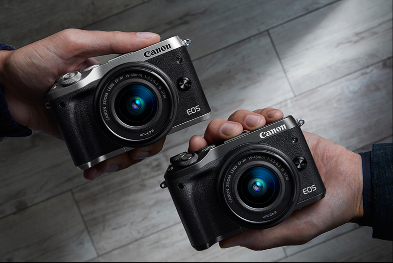 佳能(Canon)EOS M6微单相机 微型可换镜数码