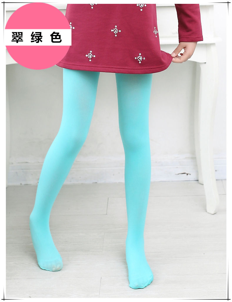 2017新款春季女童连裤袜春肉色儿童丝袜连裤袜白色舞蹈袜大童女童打底