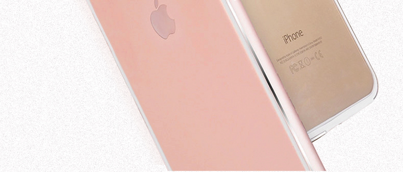 ESCASE 苹果8Plus/7Plus防摔金属边框 玫瑰金+陶瓷白