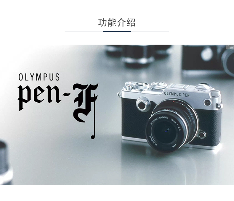 奥林巴斯（OLYMPUS）PEN-F（单机身无镜头） 银色