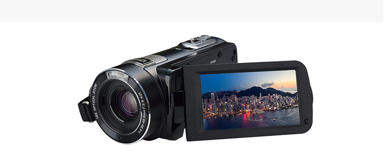 o欧达HDV-Z80高清数码摄影机10倍光学变焦1