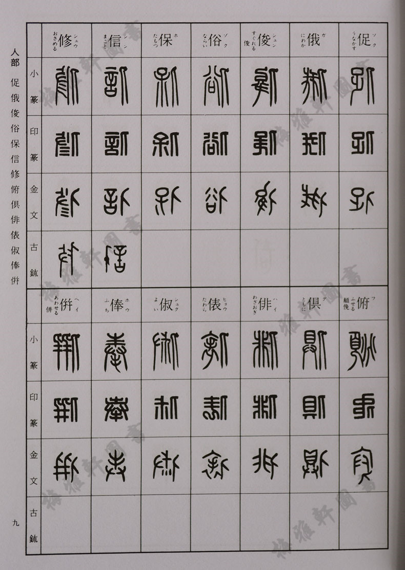 《正版反字篆刻字典(精) 大篆 印篆 金文 书法篆