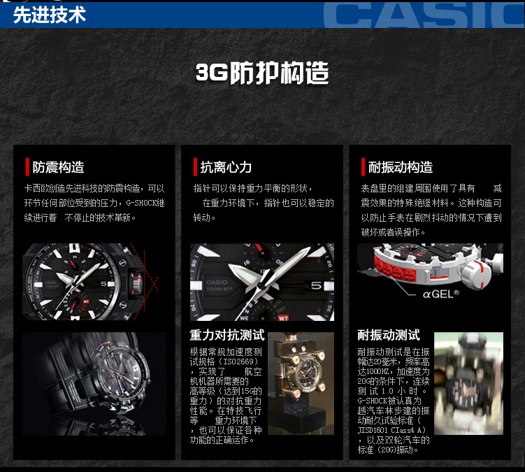 卡西欧(CASIO)手表G-SHOCK系列抗震运动时尚石英男表G-5600E-1 黑