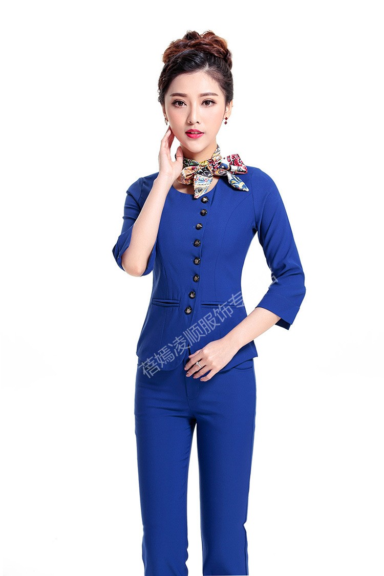 EIYAN秋冬季新款长裤套装养生会所spa美容按