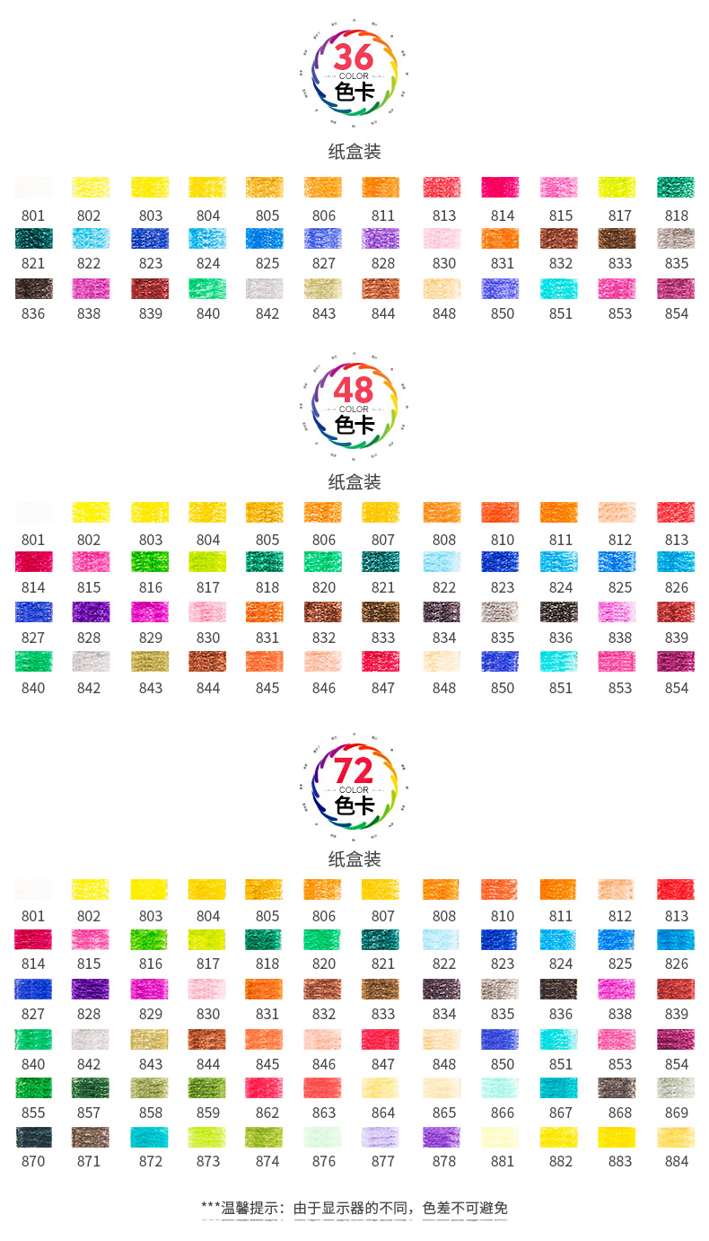 德国辉柏嘉72色油性彩铅36色48色100色铁盒城堡彩色铅笔手绘初学者彩