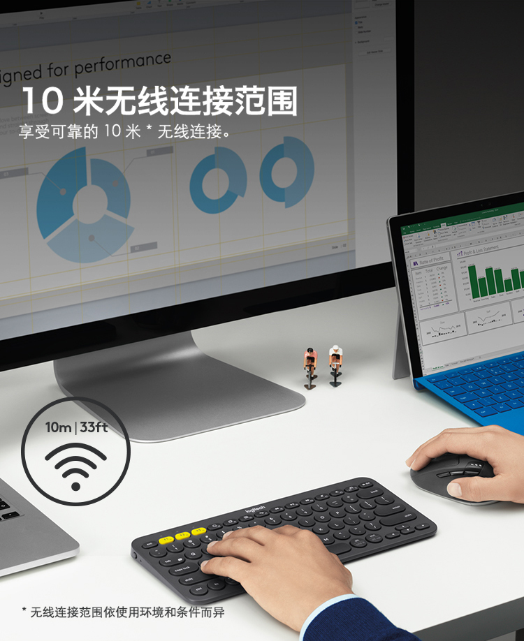 罗技（Logitech）M720无线鼠标 黑色 黑色（910-004794）