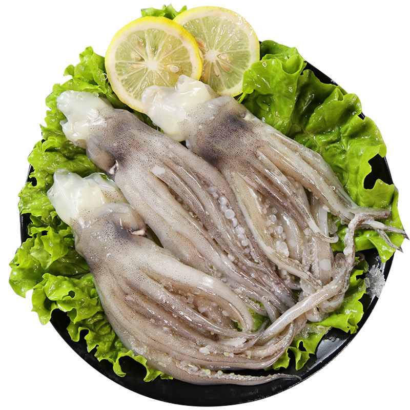 新鲜鱿鱼头 鱿鱼须 鱿鱼爪 青岛特产 海鲜水产 鱼类海鲜 1kg(2斤)
