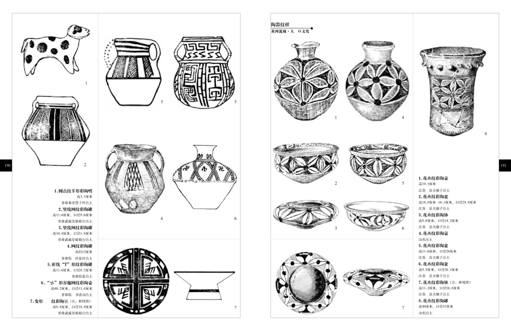 山东美术出版社工艺美术 目录 中国纹样全集 新石器时代和商·西周
