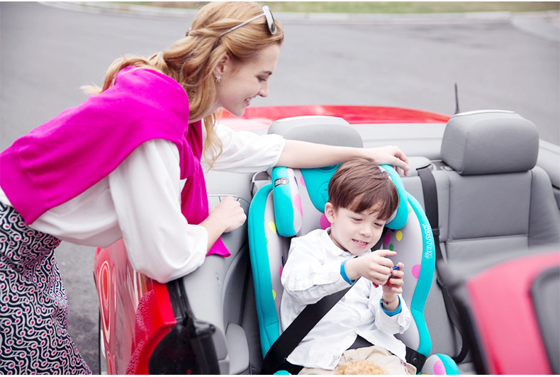 【苏宁自营】惠尔顿（welldon）汽车儿童安全座椅ISOFIX接口 酷睿宝（9个月-12岁） 祈福苹果