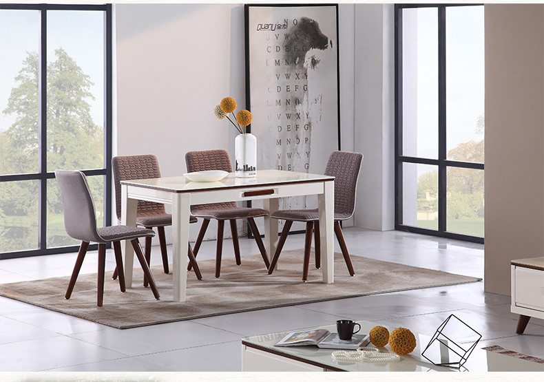 【全友家居官方旗舰店】全友家居 现代简约6人