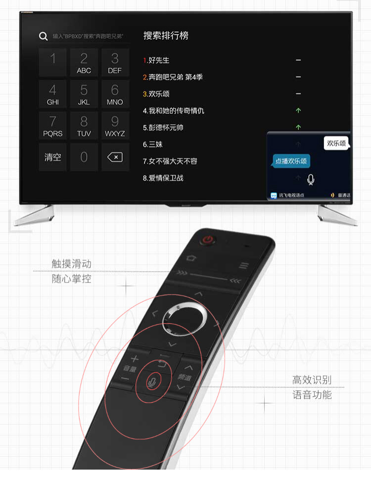 夏普LCD-70SU660A 70英寸 4K超高清 日本原