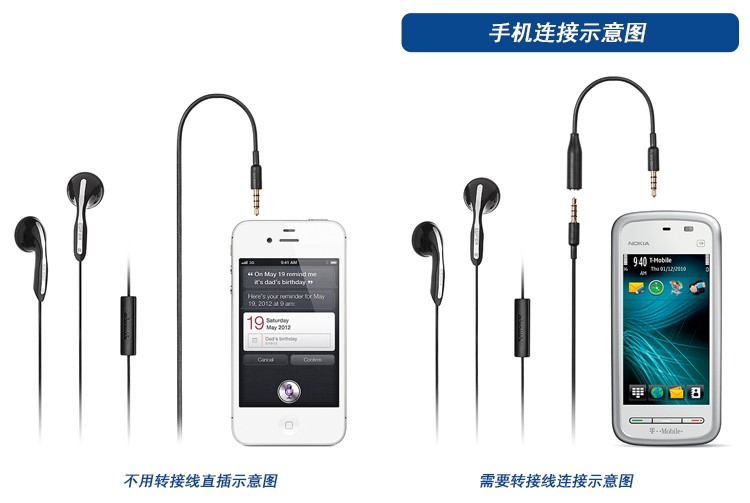 Edifier/漫步者 H180P耳塞式手机耳机 黑色