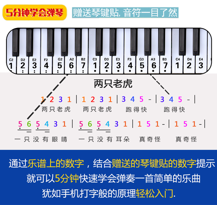 儿童电子琴61键可弹奏带麦克风 男女孩初学入门多功能音乐小钢琴 宝宝