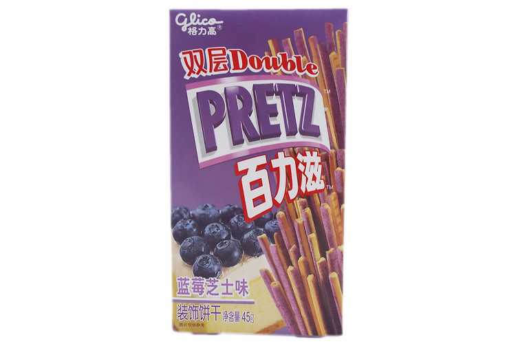 【宝莎食品专卖店】格力高 百力滋装饰饼干蓝