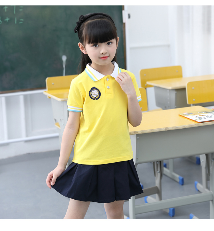 超级新品 小中大班幼儿园园服夏装短袖套装儿童班服夏天小学生校服