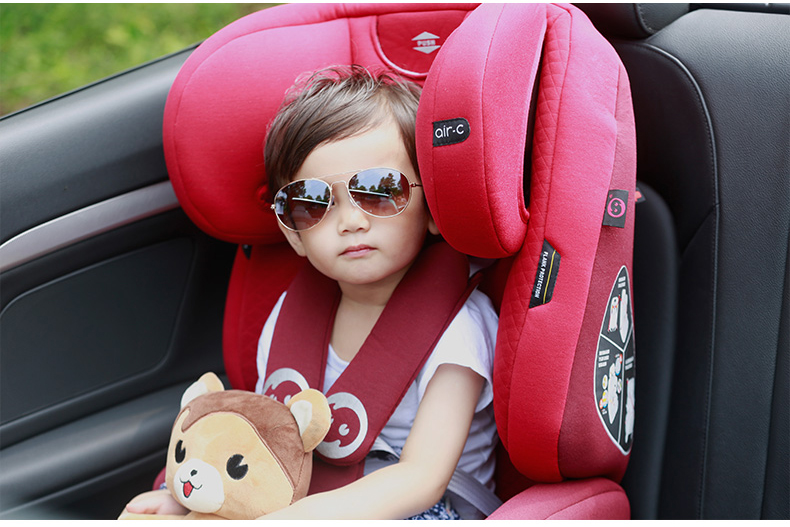 路途乐 路路熊AIRC 汽车座椅 安全座椅 儿童安全座椅 ISOFIX接口 （9个月-12岁） 子爵蓝