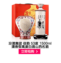 汾酒集团 青花 国宴53度 1000ml 山西杏花村清香型白酒