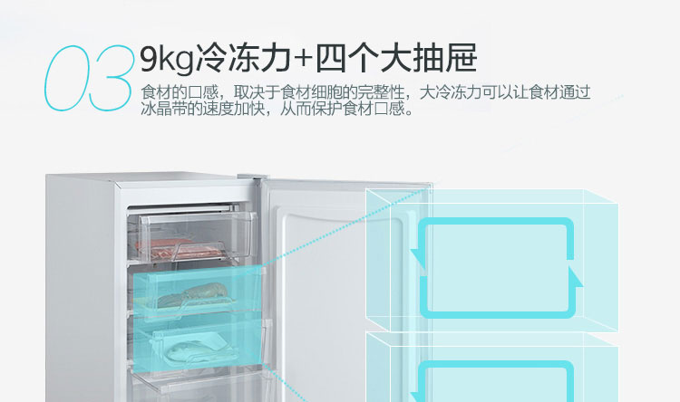 美的冷柜 BD-81UMA (白色)