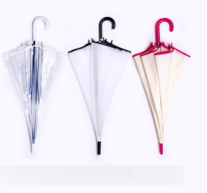 加厚加大透明雨伞长柄自动日本男女学生防晒伞