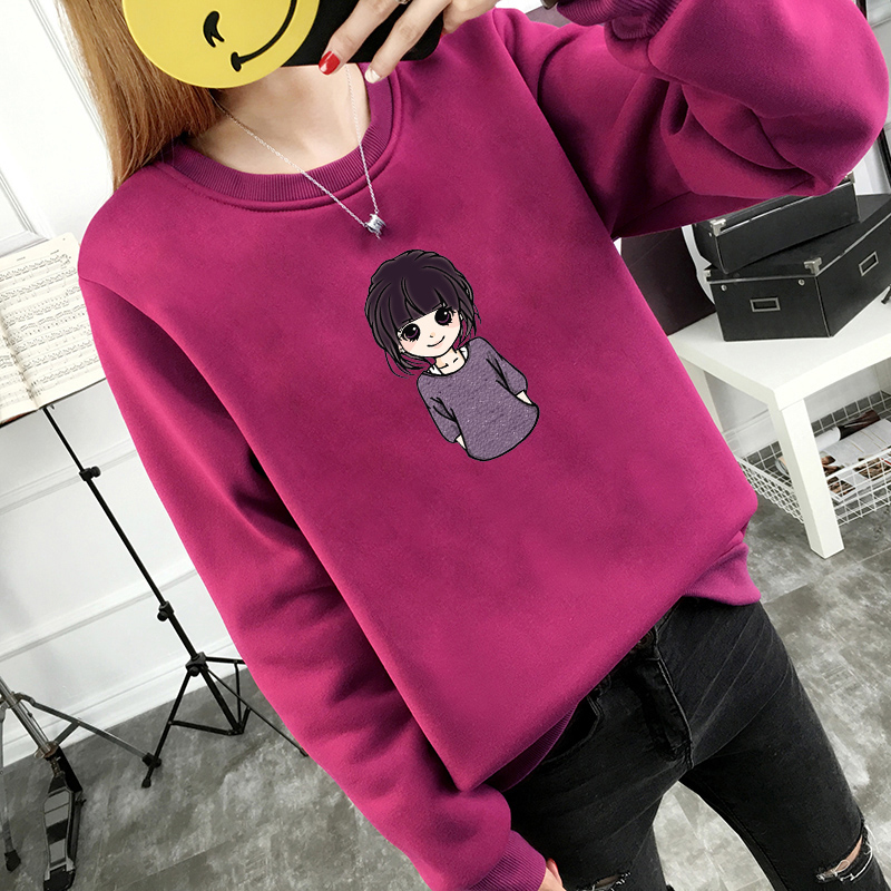 少女装秋衣外穿卫衣女春秋季宽松打底衫长袖恤